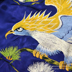 1950s JAPAN SOUVENIR JACKET (Sukajan) - Eagle, Tiger, Dragon design, Cherry zipper...