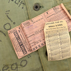 1940's~ U.S.M.C. P-41 MEMORABILIA HAND DROWING HBT UTILITY COAT CUT OFF ...