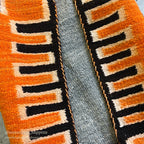 ~1930's NAVAJO RUG GRAYFIELD AND ORANGE ART RARE... 74cm/58cm