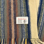 1980's LLBEAN MUTED BLUE STEWART WOOL HAT & WOOL SCARF...