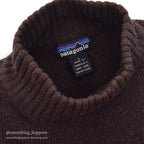 PATAGONIA BROWN LAMBSWOOL SWEATER ... L