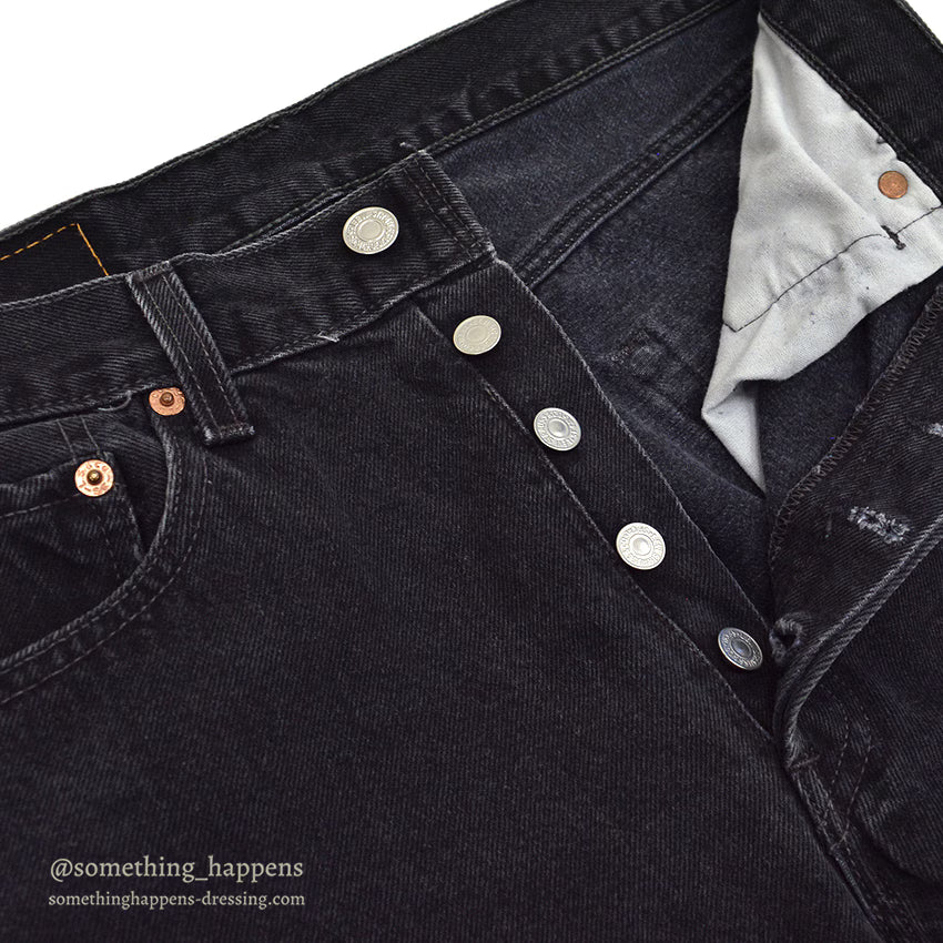 Levi's 501 BLACK DENIM PANTS...W32/L34