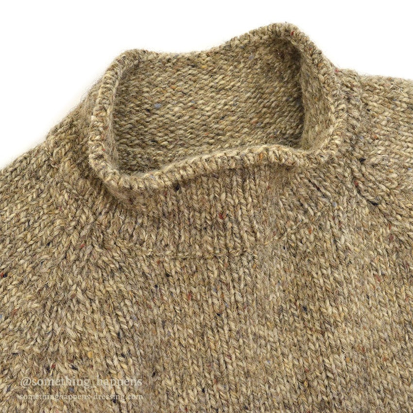 ABERCROMBIE & FITCH RED CROSS WOOL SWEATER LIGHT BROWN ... XL