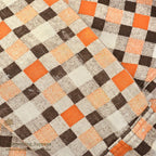 1950's~ CHECKERED ALL COTTON PRINT FLANNEL SHIRT ...
