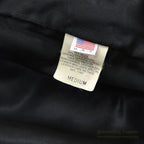 1990's~ CHARMED ALL BALCK WOOL / LEATHER JACKET .... M
