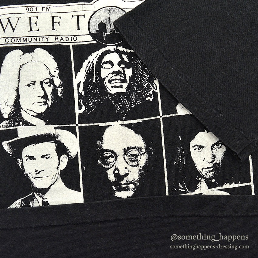 1980's~ HANES WEFT RADIO VARIOUS ARTISTS T-SHIRT ... XL