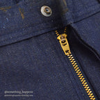 1970's~ DEADSTOCK CARTER'S DENIM PAINTER PANTS...W36/L34