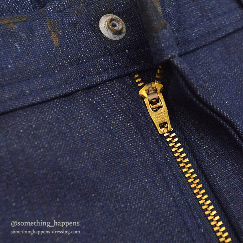1970's~ DEADSTOCK CARTER'S DENIM PAINTER PANTS...W36/L34