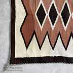 NAVAJO RUG DIAMONDS PATTERN RUNNER... 157cm/80cm