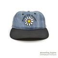 1990's PLANT THE PLANET FLOWER EMBROIDERY CAP...