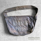 1940's~ THE MORNING PRESS FADED NAVY NEWSPAPERS BAG...