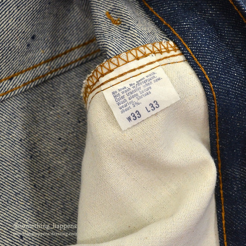1980's DEADSTOCK Levi's 517 DENIM PANTS RED TAB Made in 1981... W33/L33