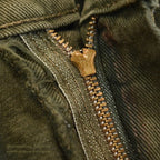 1990's Levi's 550 MOSS GREEN DENIM SHORTS... W33/L00