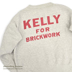 1950's KELLY FOR BRICKWORK SWEAT SHIRT BACK PRINT ...