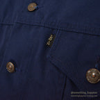 ~1970's LEVI'S 70505 BIG-E PIQUE JACKET DARK NAVY ... BIG SIZE