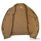 1960's~ LEVI'S BIG-E BROWN COTTON SATIN JACKET...
