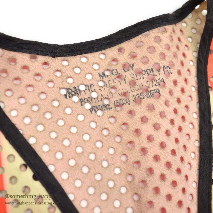 1970's~ TRAFFIC SAFETY SUPPLY CO. SAFETY VEST...