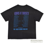 1990's BROCKUM GUNS N' ROSES USE YOUR ILLUSION TOUR 1991 T-SHIRT ... XL