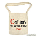 1930's~ COLLIER'S THE NATIONAL WEEKLY MAGAZINE DELIVERY BAG ...
