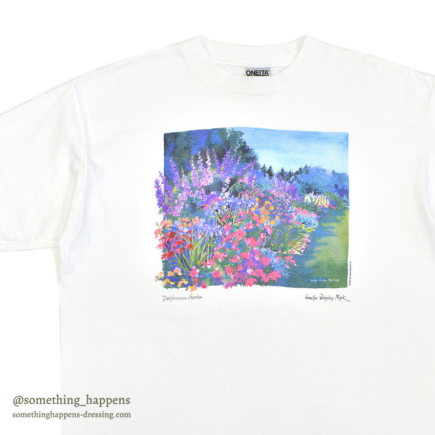 1990's ONEITA PORTLAND GARDEN ART T-SHIRT... XL