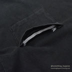 1970's~ BLACK PLAIN POCKET T-SHIRT ...