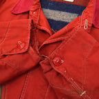 1950's~ HERCULES RED COVERALL BLANKET LINING MODIFIED...
