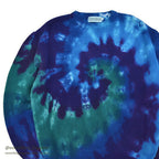 1990's PARADIGM TIE DYE COTTON KNIT SWEATER ... L