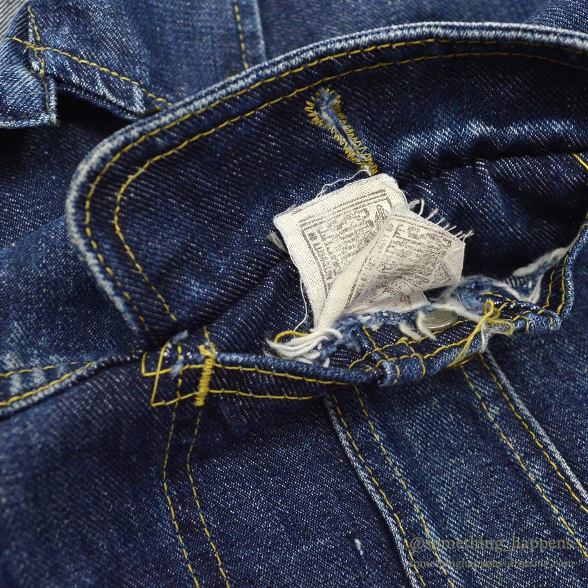 1960's Lee 101-J DENIM JACKET / BIG SIZE...50