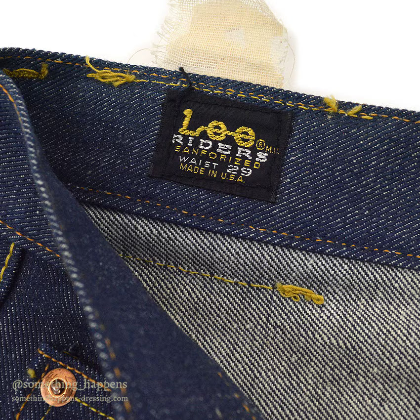 1970's DEADSTOCK Lee RIDERS 200 DENIM PANTS... W29/L34