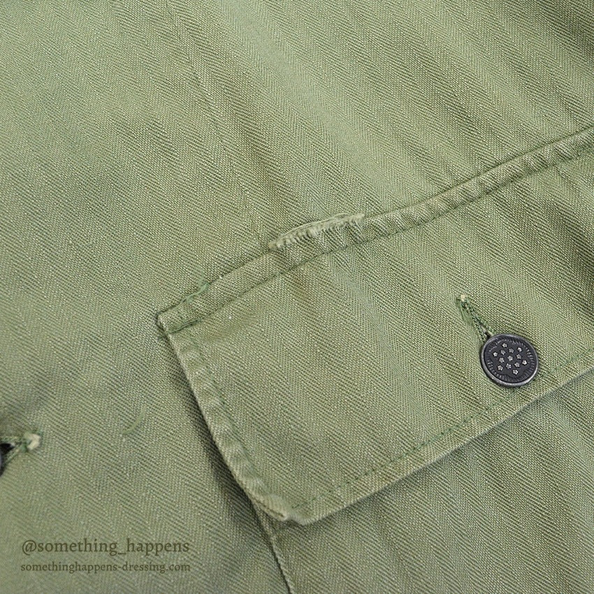 1940's U.S.ARMY WW2 M-43 HBT JACKET / STENCIL ON THE BACK ...