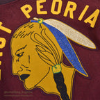 1960's KEENAN EAST PEORIA RAIDERS VARSITY JACKET... 38