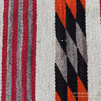 c.1940's NAVAJO RUG UNUSUAL ZIGZAG AND STRIPED PATTERN ... 153cm/82cm