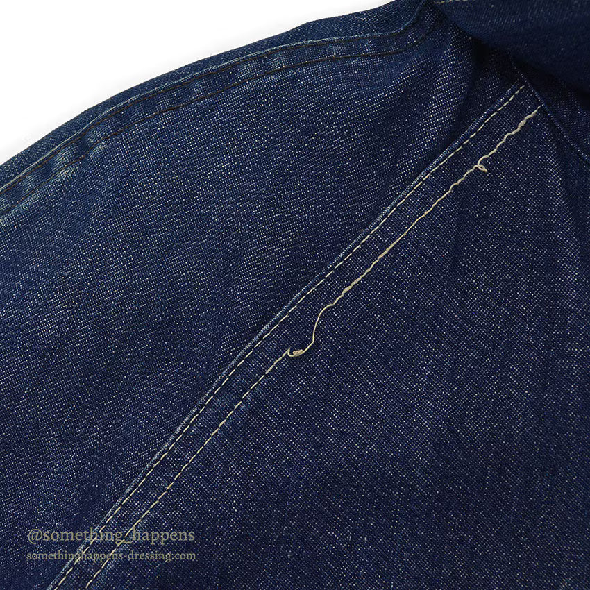 1940's PAYDAY WW2 DENIM COVERALL / DARK...