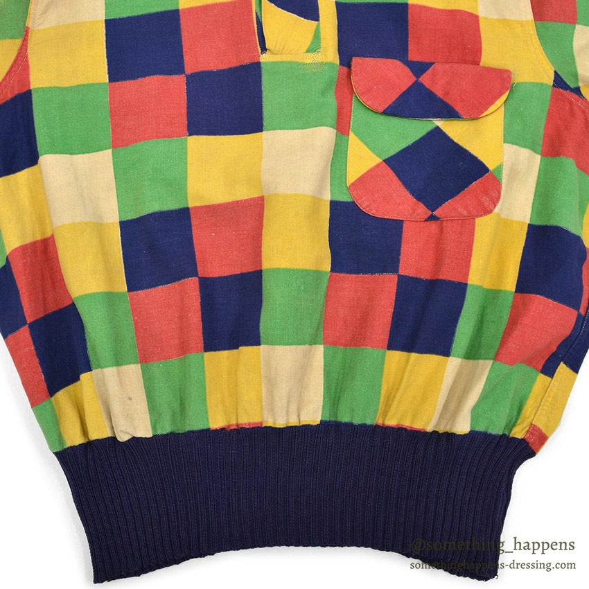 1950's Marlboro BIG TIMBER PRINT FLANNEL GAUCHO SHIRT / MULTI COLOR ... M