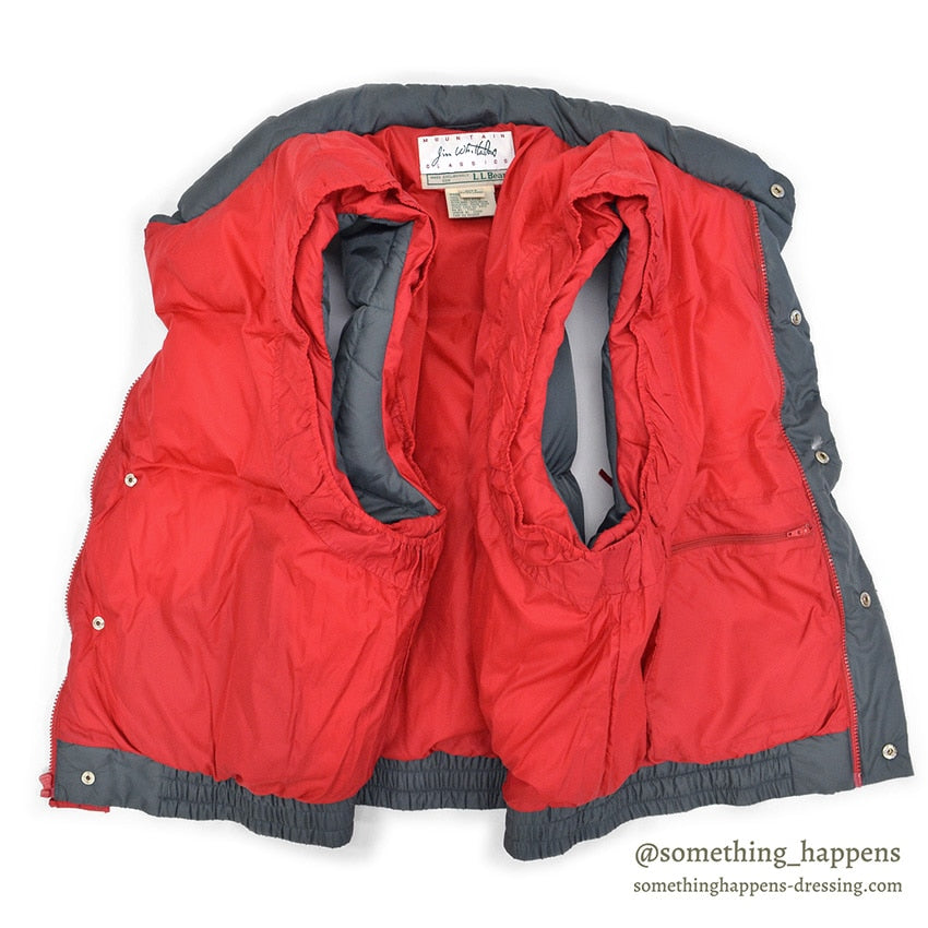 1990's LLBEAN Jim Whittaker MODEL DOWN VEST...XL