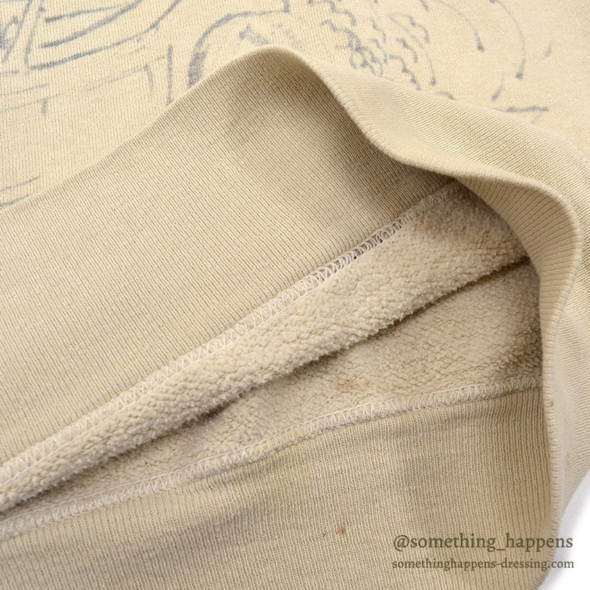 1960's MIGHTY MUSTANG HAND DRAWING SWEAT SHIRT...