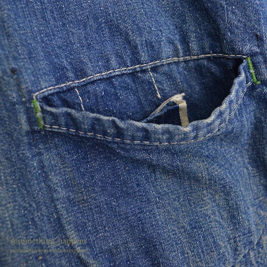 1960's OSHKOSH DENIM JACKET / COTTON FLANNEL BLANKET...