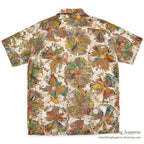 1960's LILLY DACHE PAINT SPLATTER PRINT S/S SHIRT ... M
