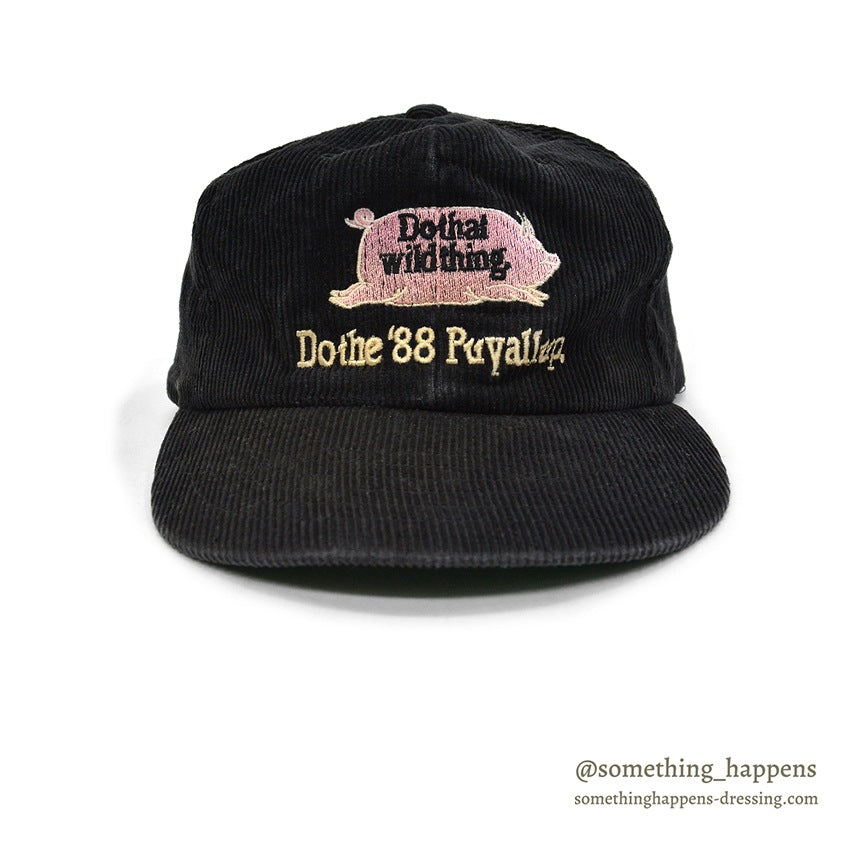 1980's PIG EMBROIDERY Do that wild thing. CAP...