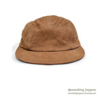 1980's LLBEAN CHESTNUT LEATHER CAP... L/XL