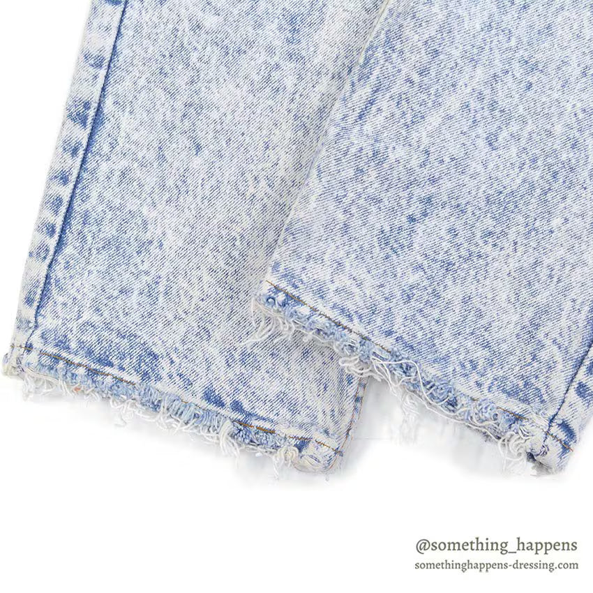 1990's Levi's 506 ACID WASHED DENIM PANTS ... W32/L30