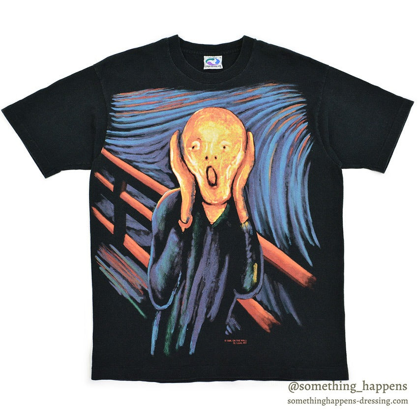1990's LIQUID BLUE THE SCREAM ART T-SHIRT...L