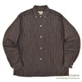 1960's TOWNCRAFT MULTI STRIPE B/D SHIRT...M