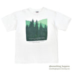 1990's ONEITA COAST REDWOODS FOREST PRINT T-SHIRT... XL