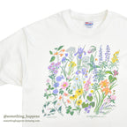 1990's HANES WILD FLOWERS PRINT T-SHIRT ... XL