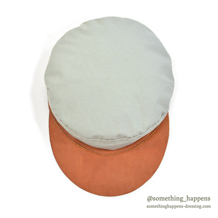 1970's EARLY WINTERS GORE-TEX CAP / LEATHER BILL...XL