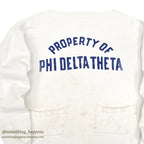 1950's CHAMPION PROPERTY OF PHI DELTA THETA SWEAT SHIRT... XL