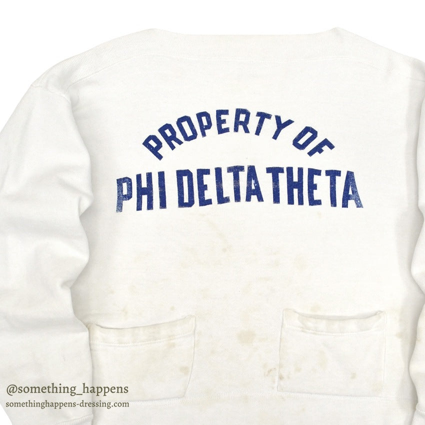 1950's CHAMPION PROPERTY OF PHI DELTA THETA SWEAT SHIRT... XL