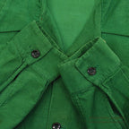 1950's UNKNOWN GREEN CORDUROY SHIRT...