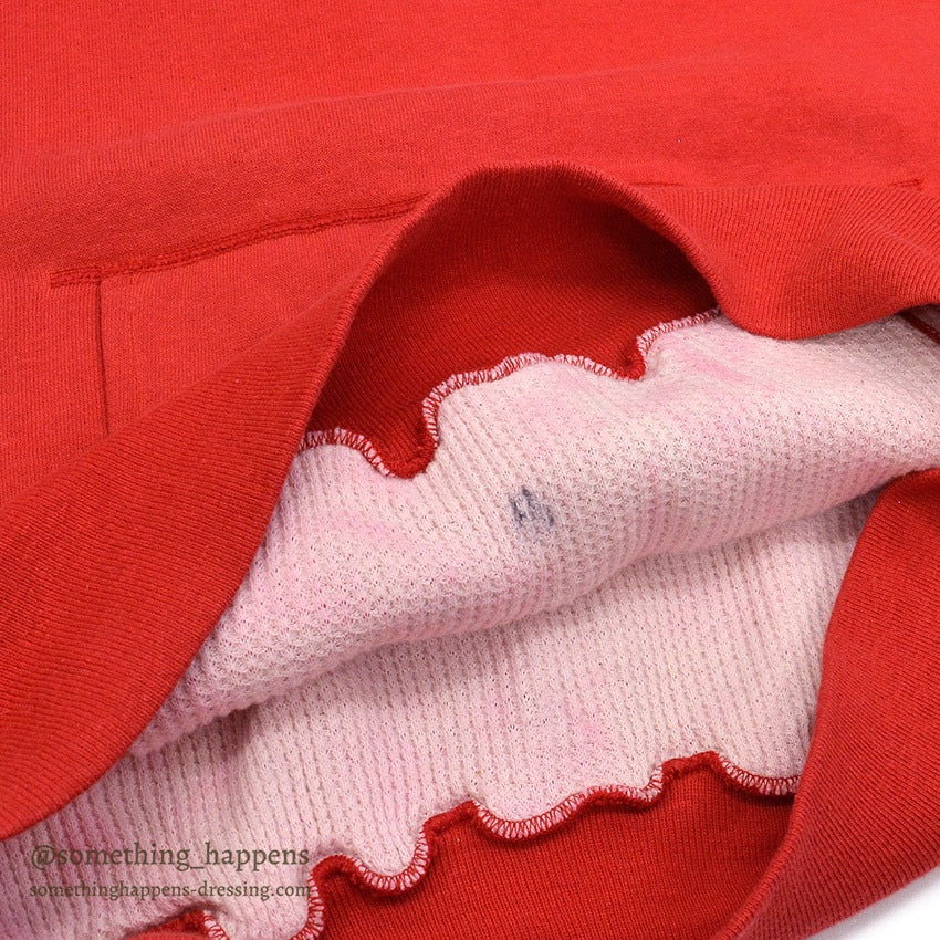 1960's HEALTHKNIT WAFFLE LINED SWEAT PARKA...XL